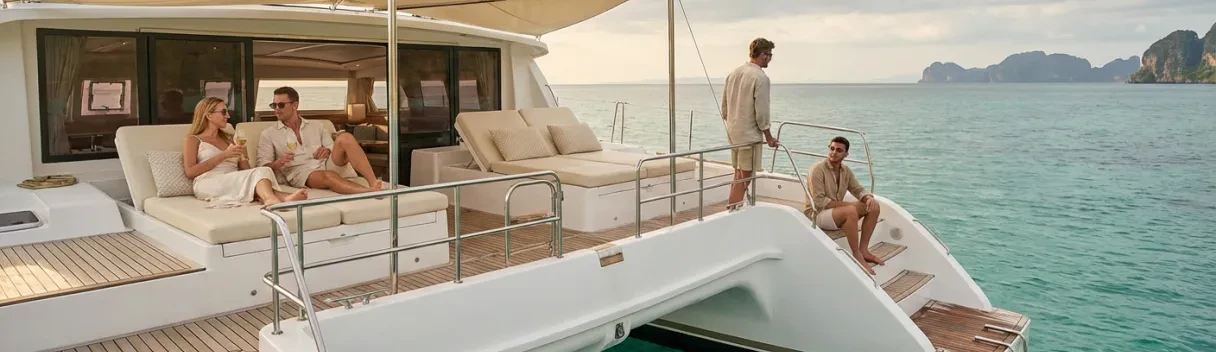 Catamaran privé à Phuket | Croisière exclusive en mer