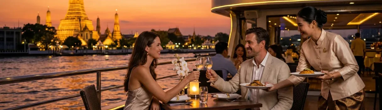 Private Dinner Cruise in Bangkok | Luxury Dining on the Water