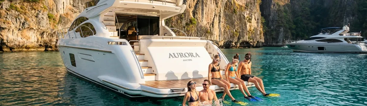 Private Yacht Snorkeling in Phi Phi Islands | Luxury Tours