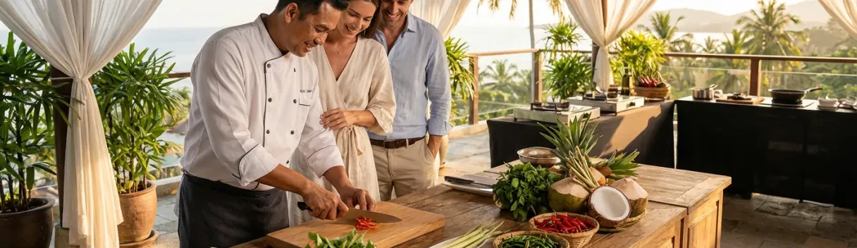 Cours de cuisine thaïe haut de gamme à Koh Samui