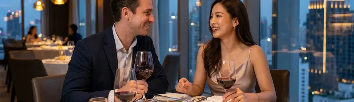 Dégustation de vins & dîner Michelin à Bangkok | Luxe