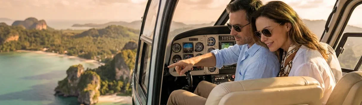 Helicopter Tour in Koh Samui | Private Scenic Flights