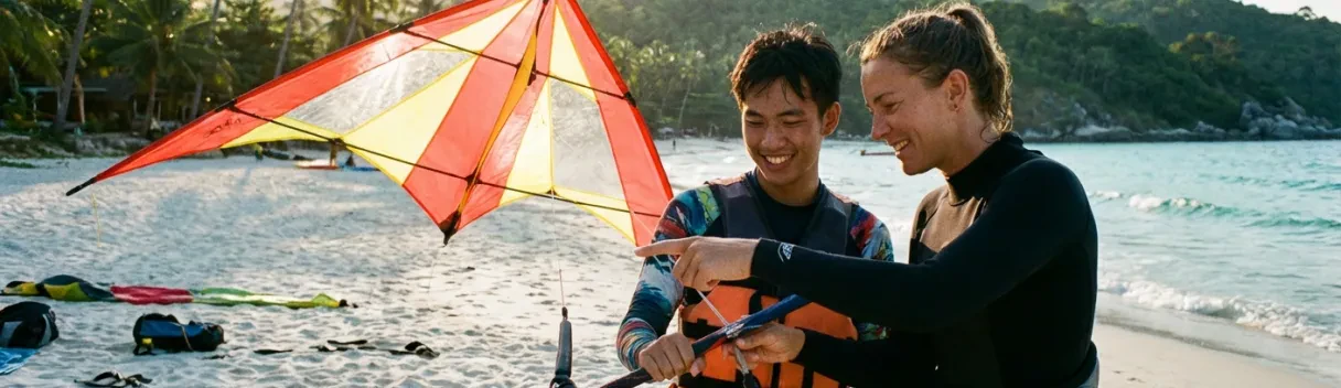 Private Kitesurfing Lesson in Koh Phangan | Book Now