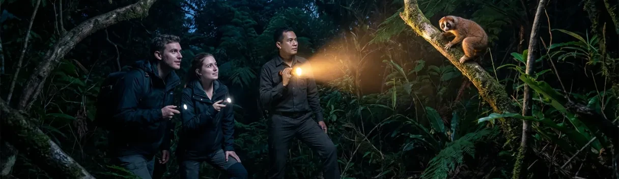 Safari nuit en parc national à Doi Inthanon | Expérience privée