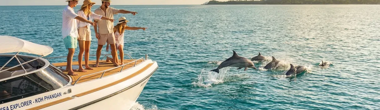 Observation dauphins & baleines à Koh Phangan | Croisière privée