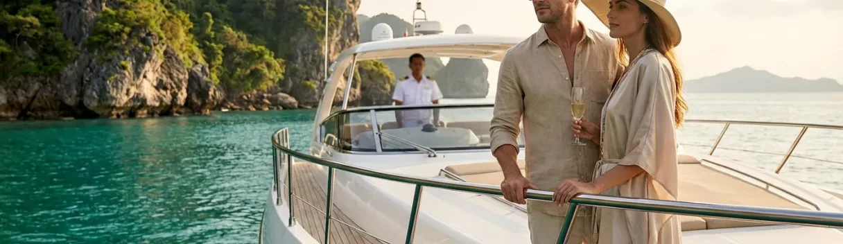 帕岸岛豪华活动 | 尊享私人游艇、直升机与高端体验