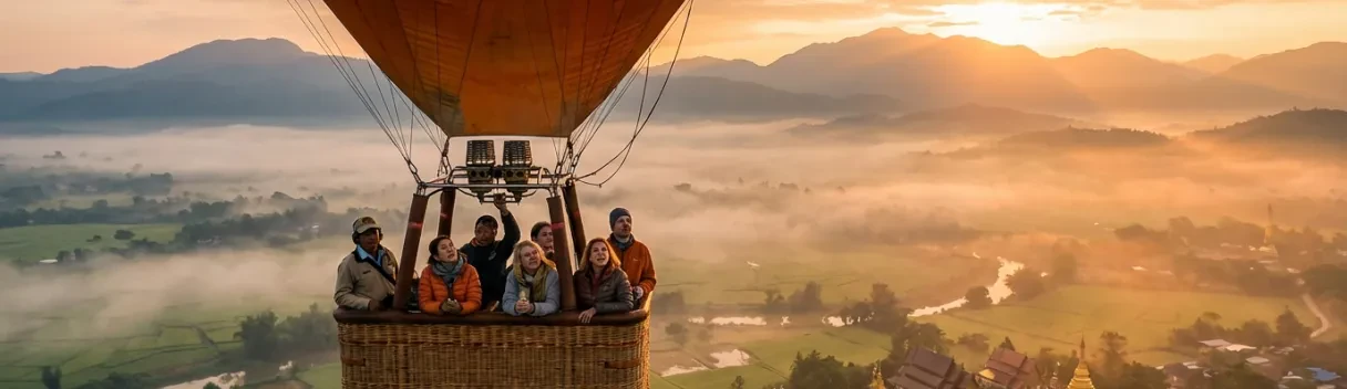 Hot Air Balloon in Chiang Rai | Sunrise Flights & Scenic Tours