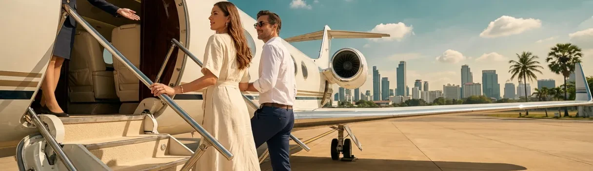 Transfert en jet privé à Bangkok | Luxe & Confort
