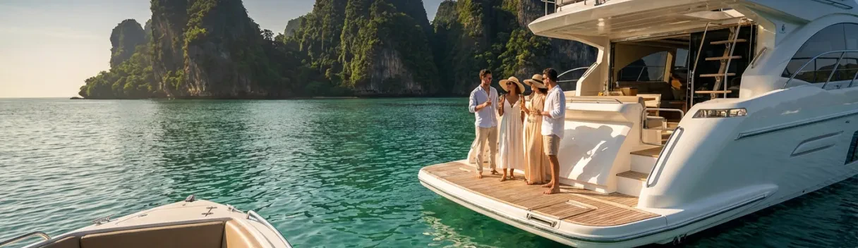 Yacht privé à la journée à Krabi | Croisière exclusive